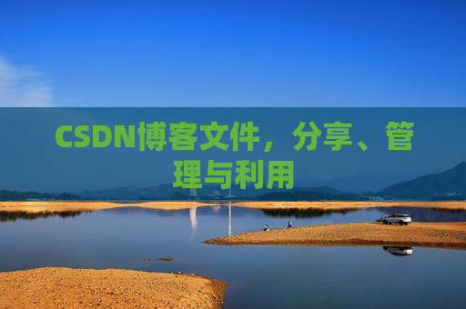 CSDN博客文件，分享、管理与利用